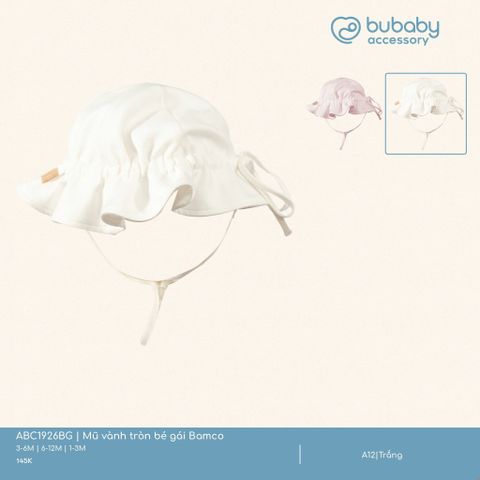 Mũ vành tròn bé gái Bamco Bubaby ABC1926BG.06MA05