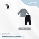 Bộ dài tay Cài giữa cổ cao Lennie 115600 Bubaby