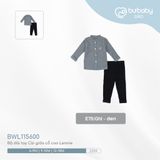 Bộ dài tay Cài giữa cổ cao Lennie Bubaby BWL115600.09ME75