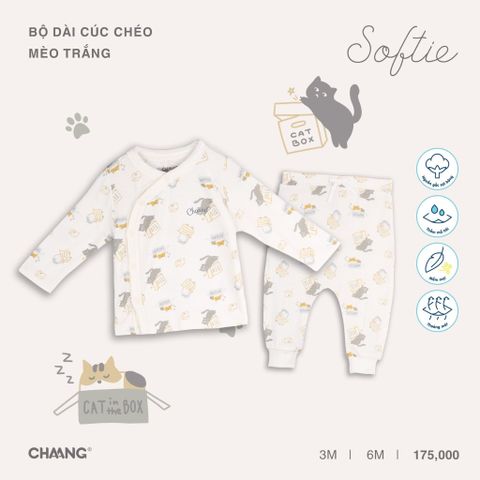 Bộ dài tay Chaang cúc chéo
