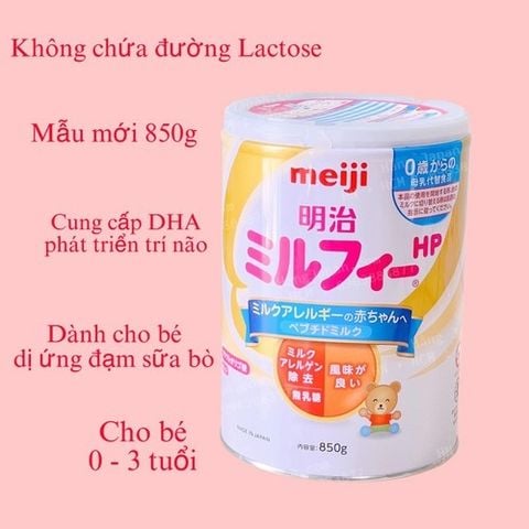 Sữa công thức Meiji dành cho bé dị ứng đạm sữa bò