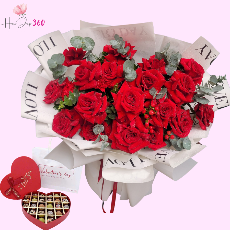 Bó Hoa Hồng Khúc Nhạc Tình Yêu