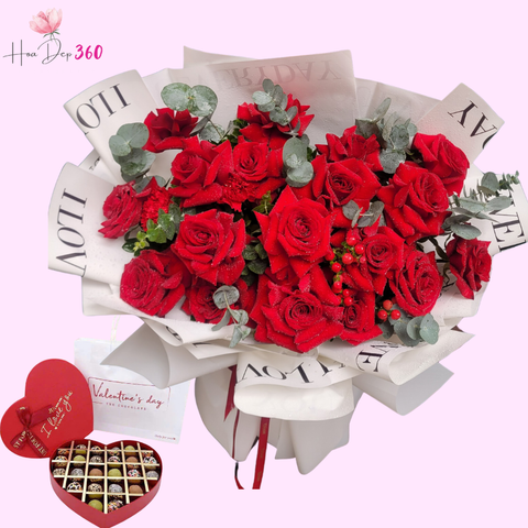 Bó Hoa Hồng Khúc Nhạc Tình Yêu