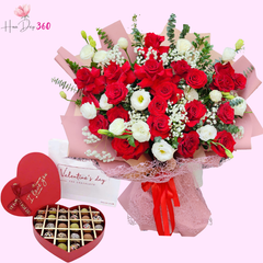 Bó Hoa Hồng Nhung Ngọt Lịm