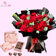 Bó Hoa Hồng Dạ Khúc Tình Nồng