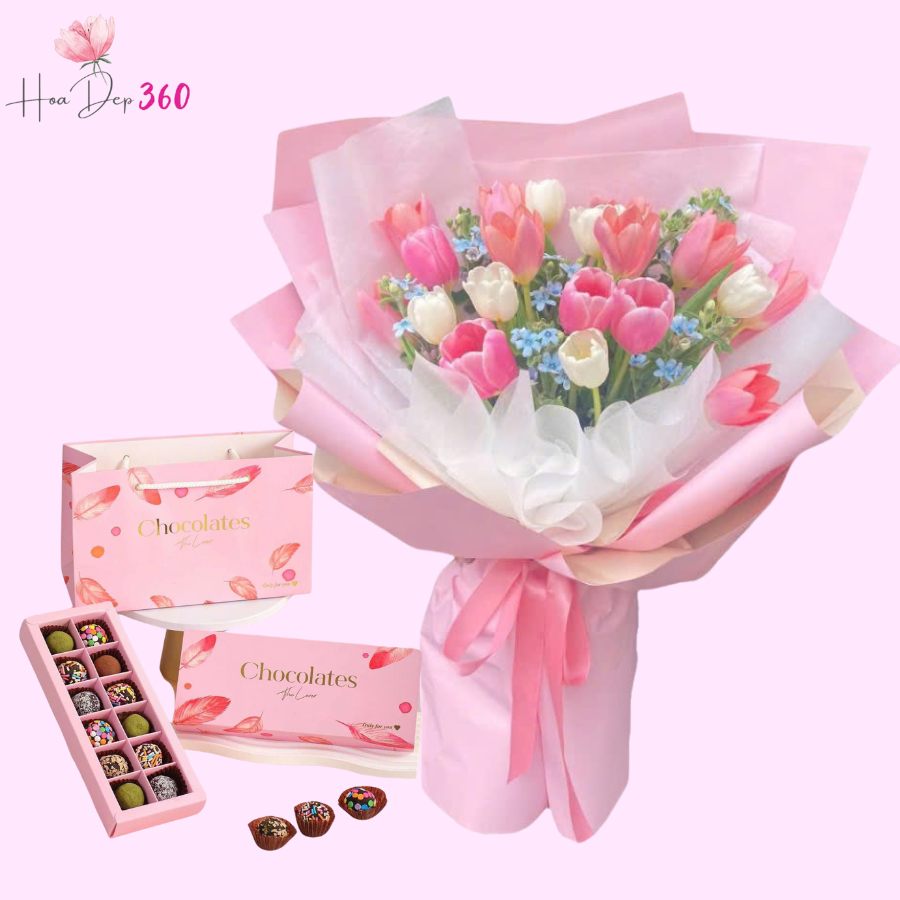 Bó Hoa Tulip Tình Yêu Nồng Cháy