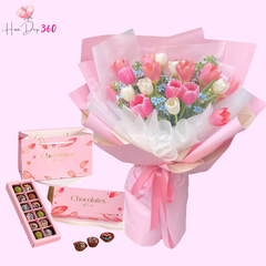 Bó Hoa Tulip Tình Yêu Nồng Cháy