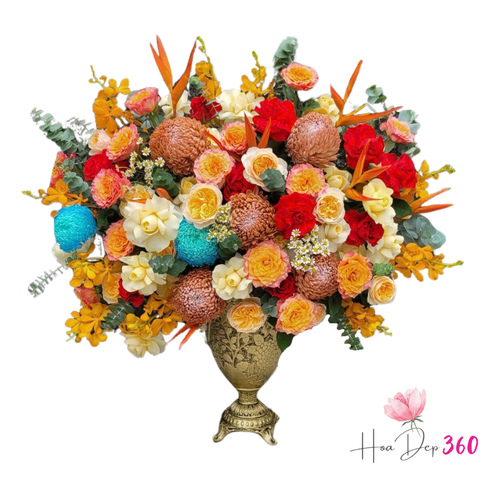 Bình Hoa Hương Sắc Đa Màu