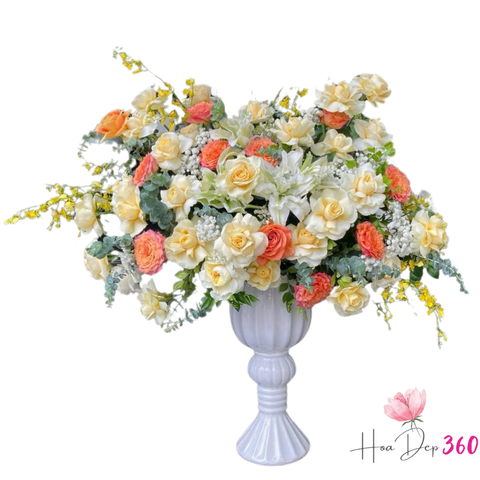 Bình Hoa Sinh Nhật Sắc Vàng
