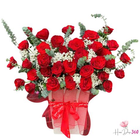 Giỏ Hoa Hạnh Phúc Bên Em