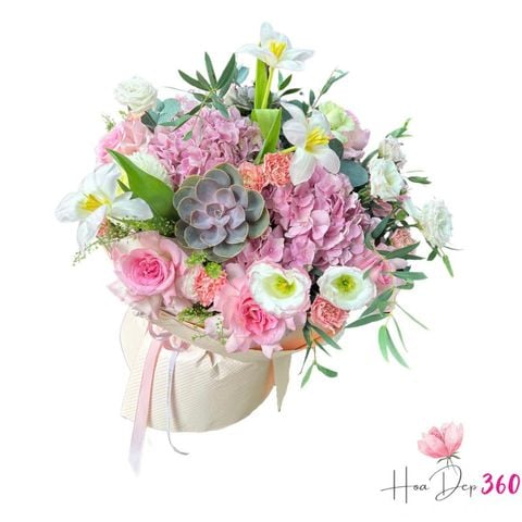Bó Hoa Sinh Nhật Hạnh Phúc Từ Trái Tim