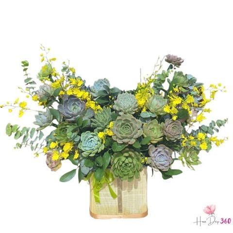 Giỏ Sen Đá Tặng Sếp
