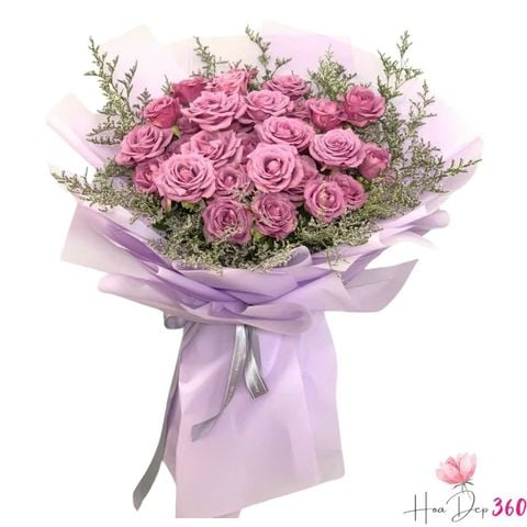 Bó Hoa Sắc Tím Mộng Mơ