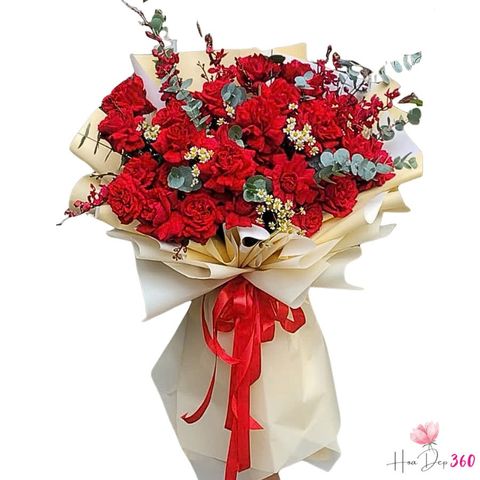 Bó Hoa Tình Nồng Như Mơ