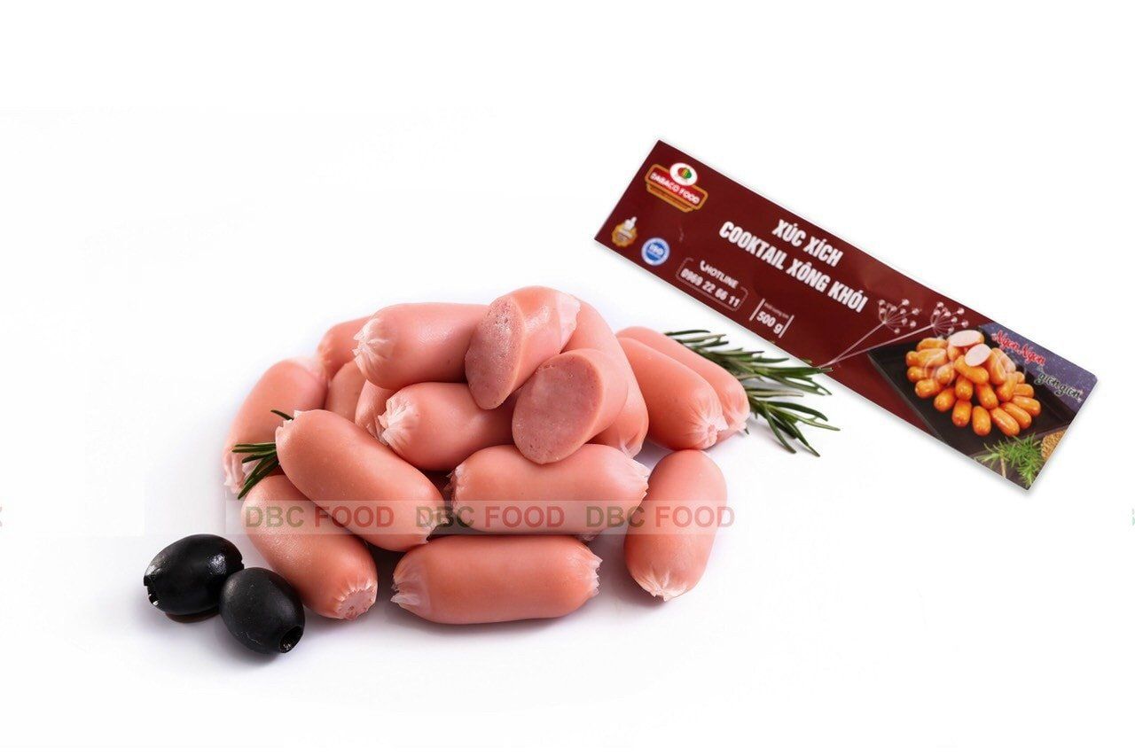  Xúc Xích Cooktail Xông Khói 0.5kg 