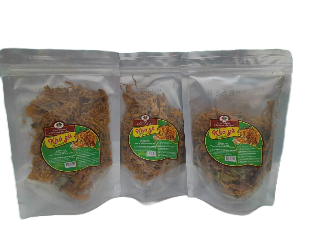 Khô gà 1042- spicy lemon leaf shredded - Khô gà lá chanh – Vua Kho Bo
