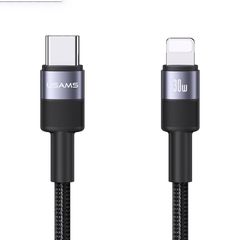 Cáp sạc nhanh USAMS SJ729 30W Type-C To Lightning Aluminum Alloy SY Series