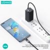 Cáp sạc nhanh USAMS SJ673 Type-C 6A Aluminum Alloy Digital Display Sufeng Series