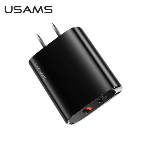 Củ Sạc Nhanh C+A USAMS CC120 T35 20W (QC3.0+PD3.0)
