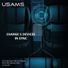 Tẩu Sạc Xe Hơi USAMS CC119 C22 Dual USB 3.4A Car Charger (With Cable 3 IN 1)