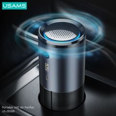 Máy lọc không khí trên Ô tô USAMS ZB169 Portable UVC Air Purifier