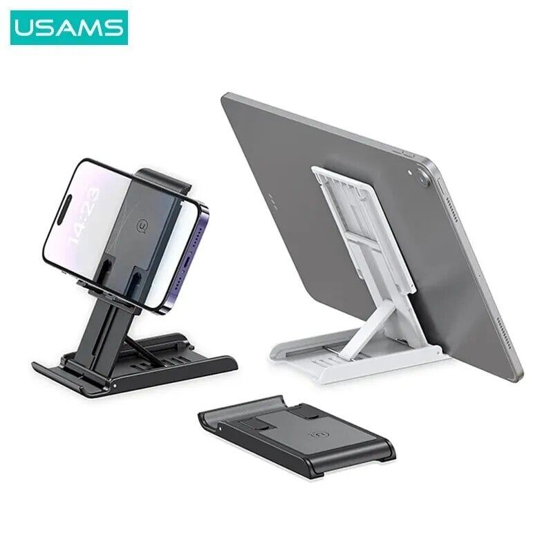 Đế giữ điện thoại xếp gọn USAMS ZJ073 Folding Desktop Stand For Phones/Tablets