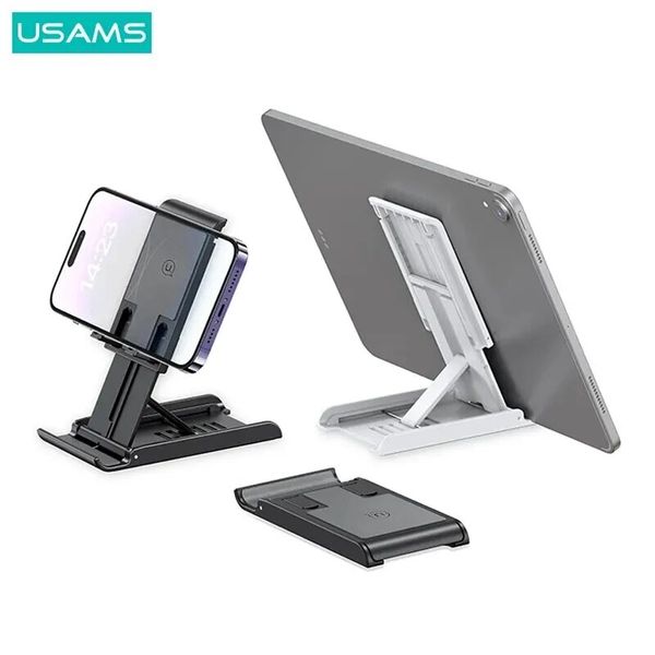 Đế giữ điện thoại xếp gọn USAMS ZJ073 Folding Desktop Stand For Phones/Tablets