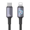 Cáp Sạc Nhanh C To Lightning USAMS SJ753 30W (With Colorful Light, 1.2m, 480Mbps)