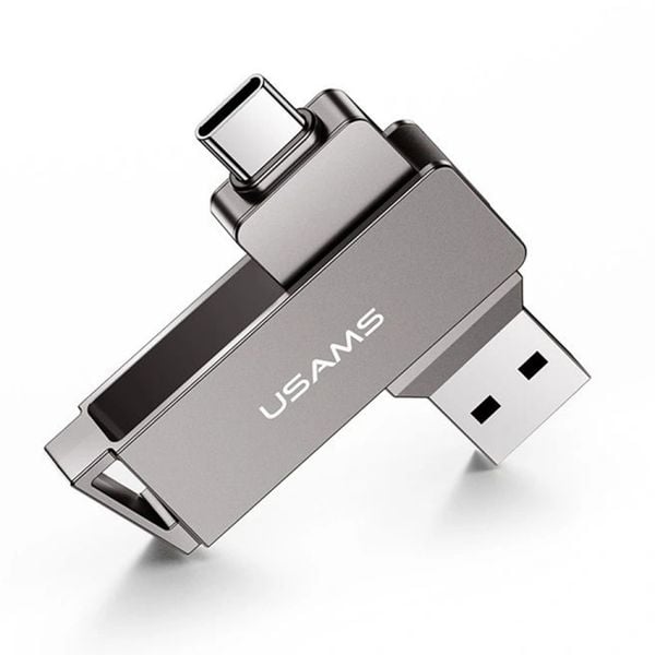 USB Lưu Trữ Di Động Tốc Độ Cao USB+TypeC USAMS ZB199 32GB (USB3.0 / 5Gbps)