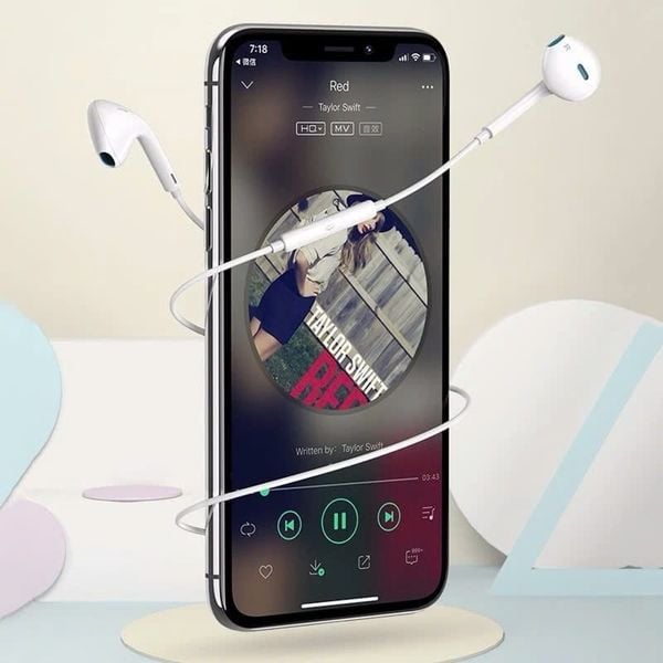 Tai Nghe Có Dây 3.5mm USAMS EP-22 (In-Ear, 360° Stereo Surround Sound, 1.2m)