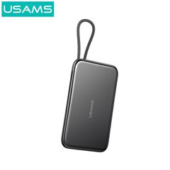 Pin Dự Phòng USAMS CD227 5000mAh 20W (Siêu Mỏng, Digital Display, Kèm Cáp C to C, Từ tính)