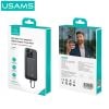 Pin Dự Phòng USAMS CD227 5000mAh 20W (Siêu Mỏng, Digital Display, Kèm Cáp C to C, Từ tính)