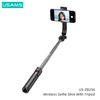 Gậy Selfie Tripod có Remote điều khiển USAMS ZB256 Wireless Selfie Stick With Tripod (Max Length: 1.13m)