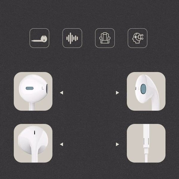 Tai Nghe Có Dây 3.5mm USAMS EP-22 (In-Ear, 360° Stereo Surround Sound, 1.2m)