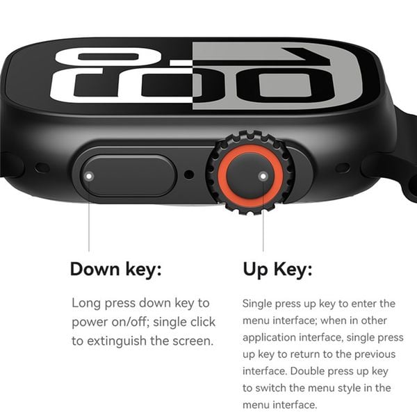 Đồng Hồ Thông Minh USAMS AT03 (2.01″ IPS Display, Bluetooth v5.0, Intelligent Life Monitoring, AAC Hi-fi Speaker, Bluetooth Speakerphone Call, Notification Synchronization, Intelligent Voice Assistant, Control Phone to Take Photos, Play Mini-Games)