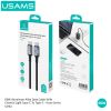 Cáp Sạc Nhanh C to C USAMS SJ752 60W (Colorful Light, 480Mbps, 1.2m)