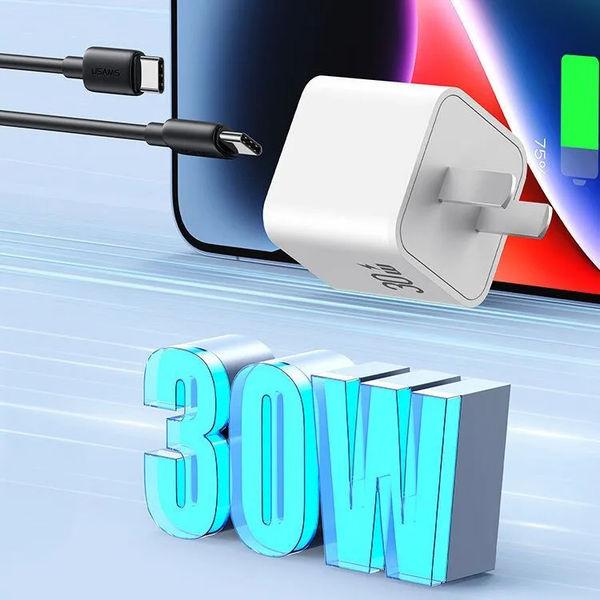 Cáp sạc nhanh USAMS SJ712 Type-C To Lightning 30W Fast Charging YD Series