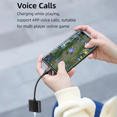 Đầu chuyển Type-C to Audio 3.5 DC USAMS AU15 + PD 60W