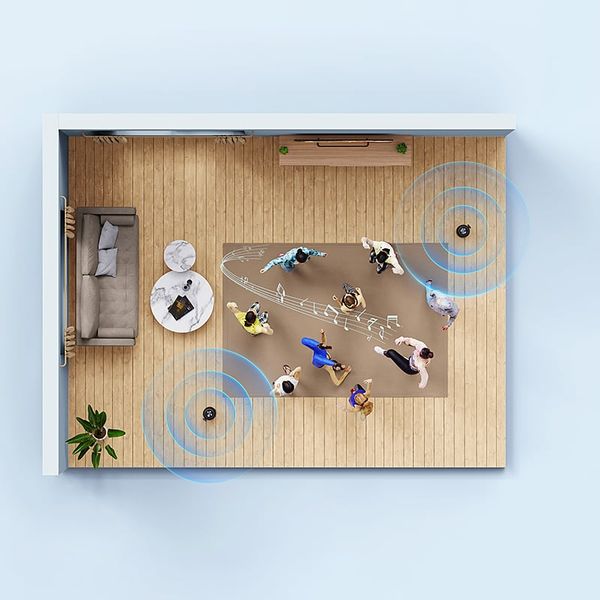 Loa Bluetooth Di Động USAMS YX008 10W (Bluetooth v5.0, 1800mAh, 360° Surround Stereo, IPX6)