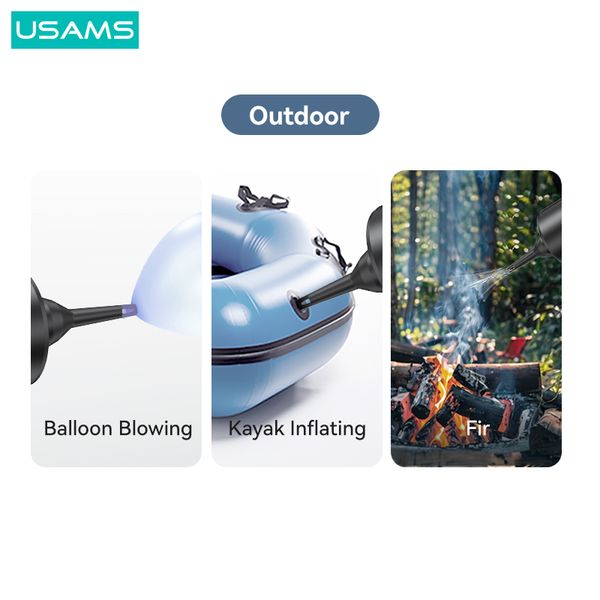 Máy Hút Bụi Dành Cho Ô Tô USAMS ZB291 (6000Pa, 4000mAh, 80dB)