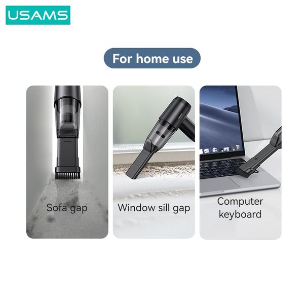 Máy Hút Bụi Dành Cho Ô Tô USAMS ZB291 (6000Pa, 4000mAh, 80dB)