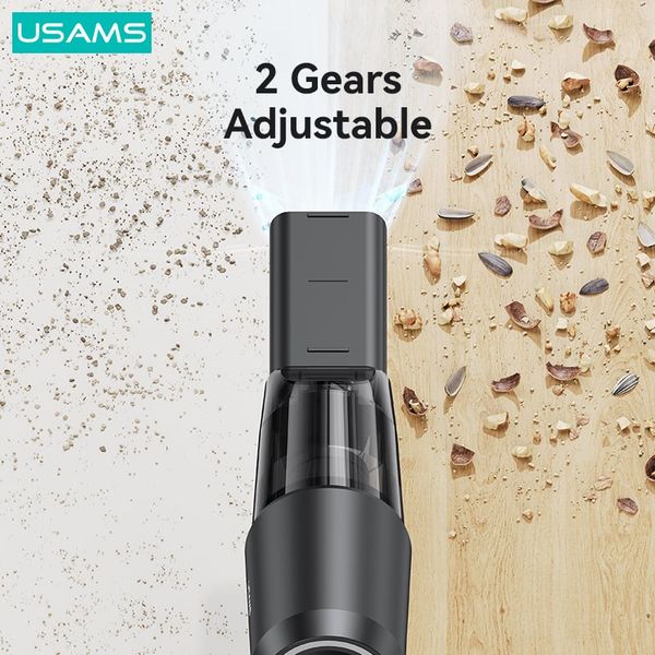 Máy Hút Bụi Dành Cho Ô Tô USAMS ZB291 (6000Pa, 4000mAh, 80dB)