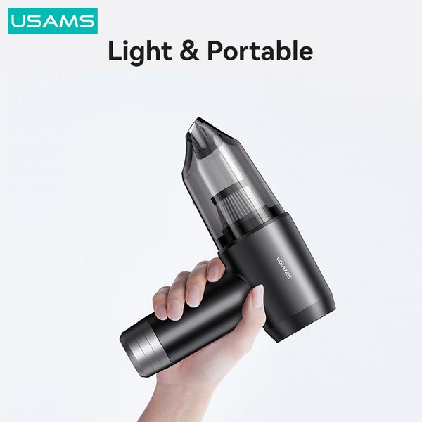 Máy Hút Bụi Dành Cho Ô Tô USAMS ZB291 (6000Pa, 4000mAh, 80dB)