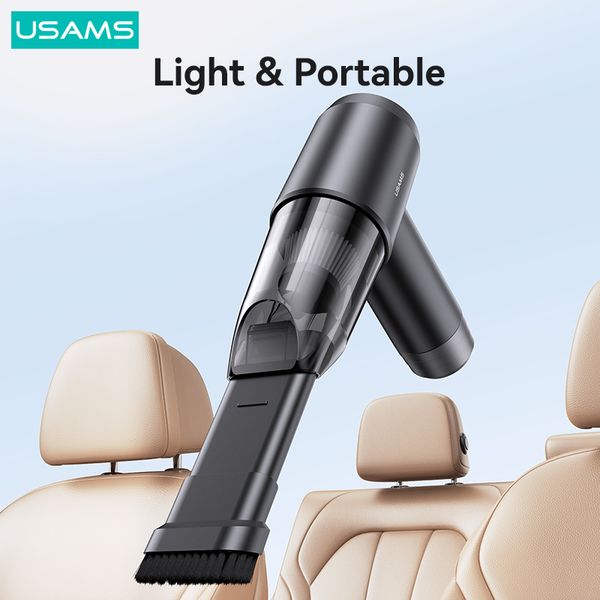 Máy Hút Bụi Dành Cho Ô Tô USAMS ZB291 (6000Pa, 4000mAh, 80dB)