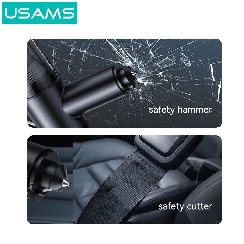 Máy Hút Bụi Dành Cho Ô Tô USAMS ZB291 (6000Pa, 4000mAh, 80dB)