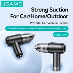 Máy Hút Bụi Dành Cho Ô Tô USAMS ZB291 (6000Pa, 4000mAh, 80dB)