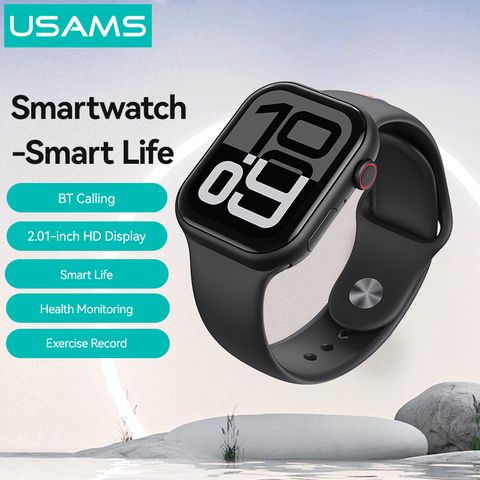 Đồng Hồ Thông Minh USAMS ZB325 (Bluetooth v5.3, 220mAh, 2.01'' HD colourful display, Intelligent voice assistant, Control mobile phone, AAC hi-fi speaker, Bluetooth hands-free calling, Smart life/health monitoring/exercise record)