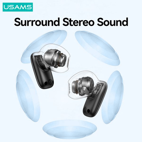 Tai nghe Bluetooth TWS USAMS ID25 (Bluetooth v5.3, 5H, Support AAC Codec)