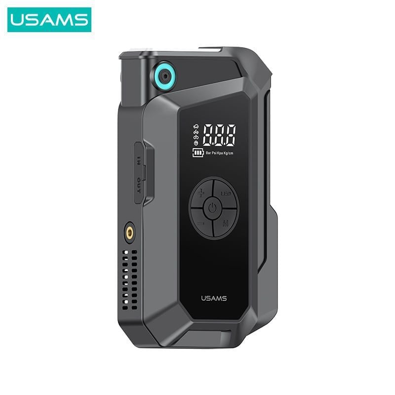 Bộ Kích Bình 2-in-1 Kiêm Bơm Lốp Cho Ô Tô USAMS ZB287 (1000A, 8000mAh)