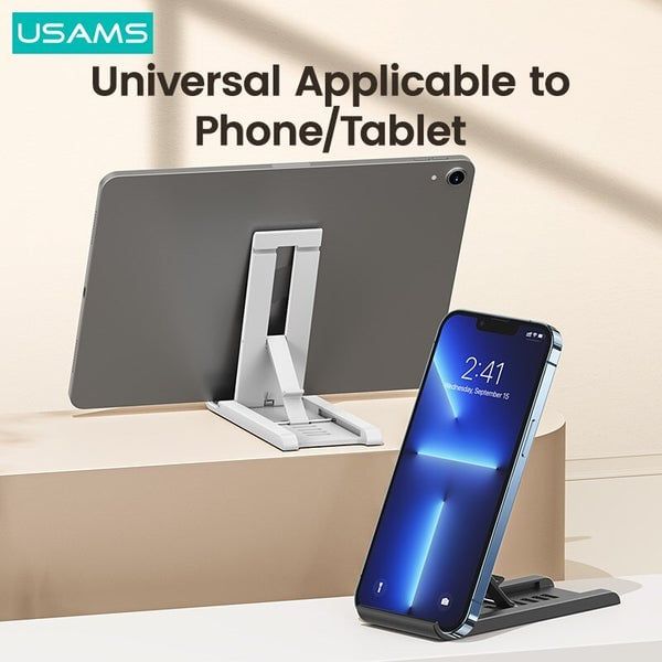 Đế giữ điện thoại xếp gọn USAMS ZJ070 Spring Folding Desktop Tablet/Phone Stand